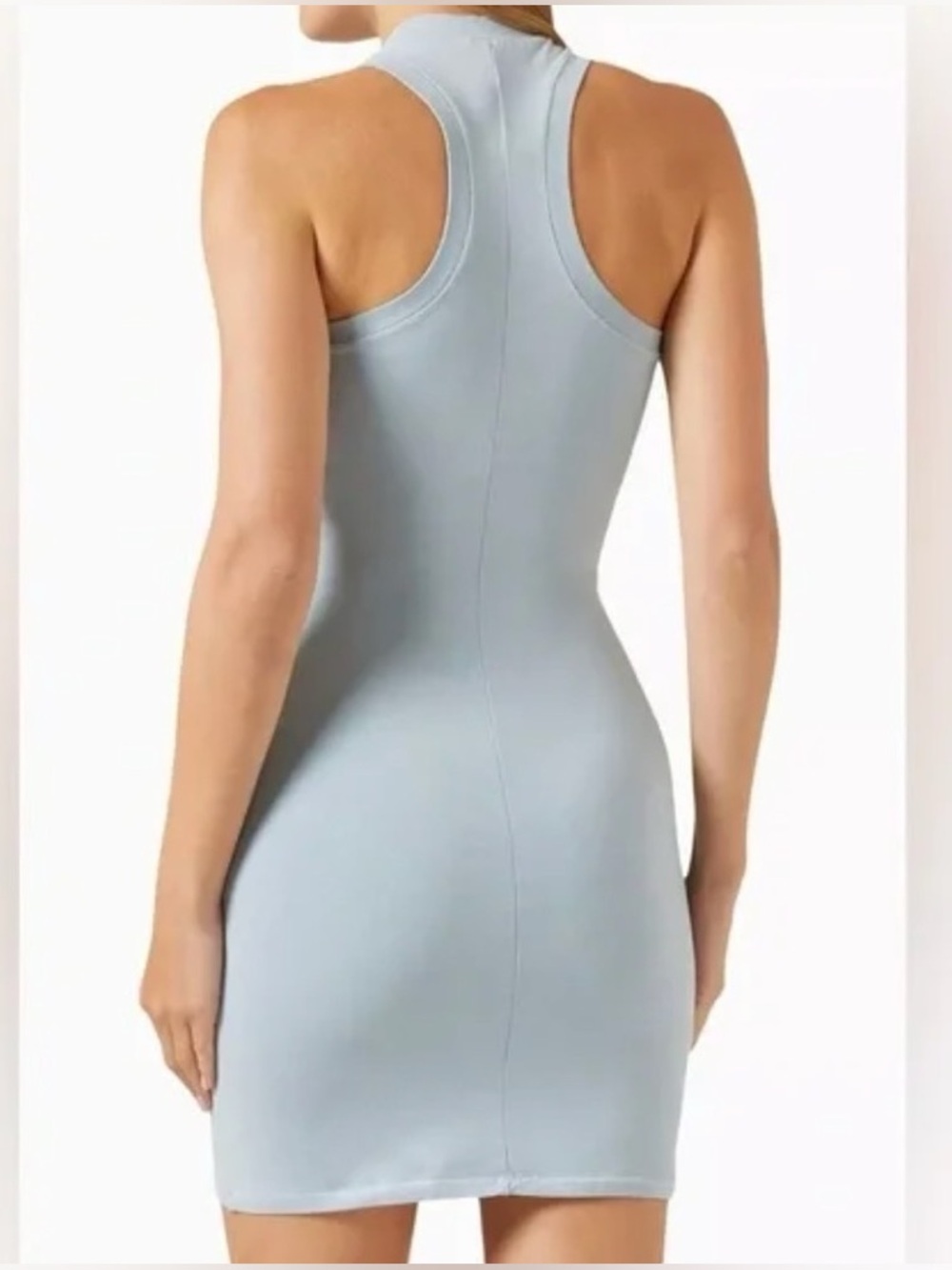 SKIMS NEW VINTAGE TANK MINI DRESS in Powder Blue